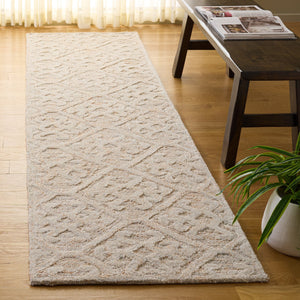 Safavieh Harvest Handwoven Wool Runner In Rust And Grey — Modern Geometric Transitional Rug, Low-Profile Durable 2'-3" x 9'-0" HVT117P-29
