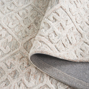 Safavieh Harvest Handwoven Wool Rug In Rust And Grey – Low Pile 3/8" Plush Texture For Modern Homes 9'-0" x 12'-0" HVT117P-9