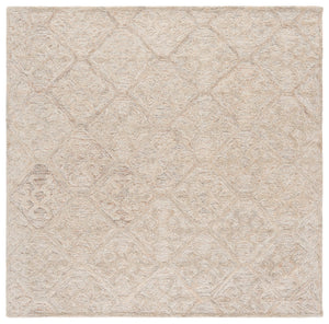 Safavieh Harvest Handwoven Wool Area Rug In Rust & Grey With Subtle Geometric Motif, Low-Profile 3/8" Pile 5'-0" x 8'-0" HVT117P-5