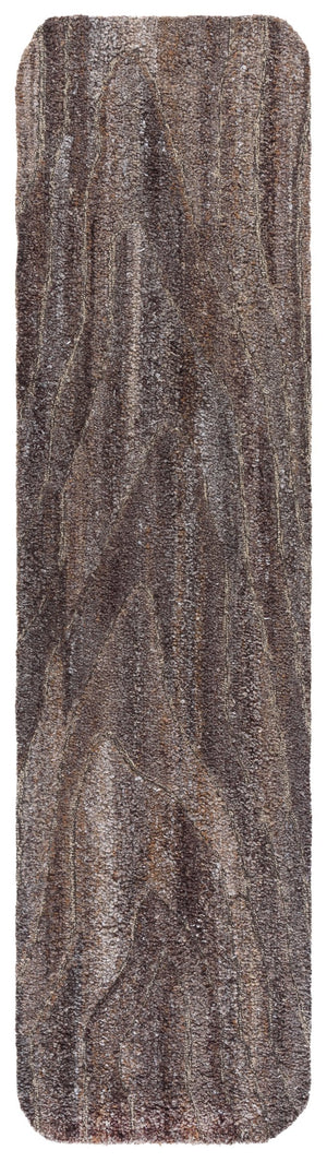Safavieh Harvest Elegant Hand-tufted Runner Rug – Premium Polyester & Wool Blend For Stylish Home Decor Brown 80% Polyester,20% Wool Hvt118t-29