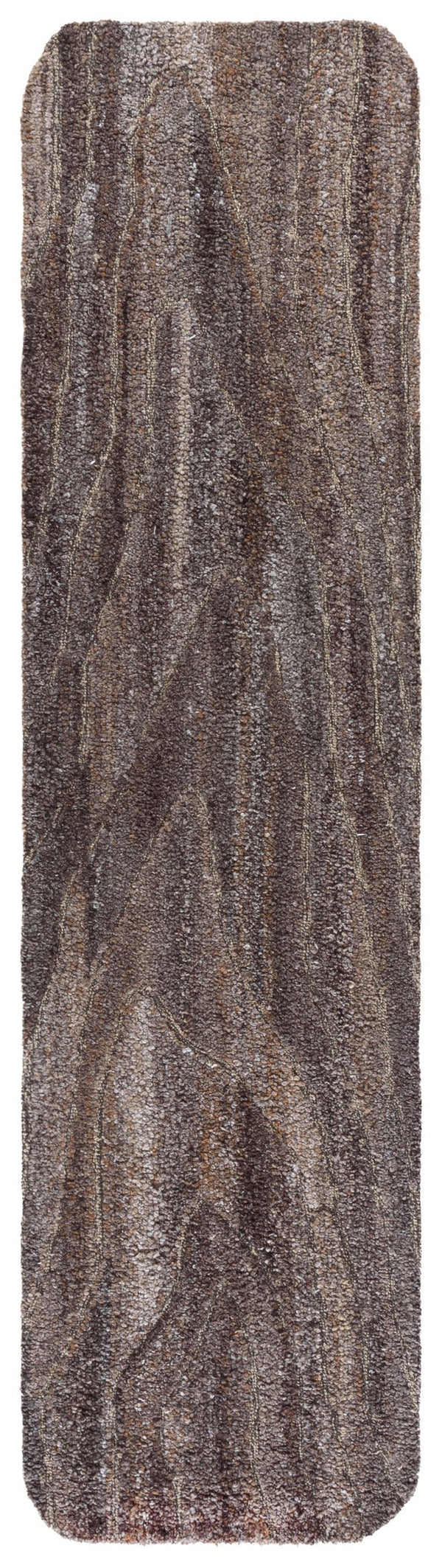 Safavieh Harvest Elegant Hand-tufted Runner Rug – Premium Polyester & Wool Blend For Stylish Home Decor Brown 80% Polyester,20% Wool Hvt118t-29