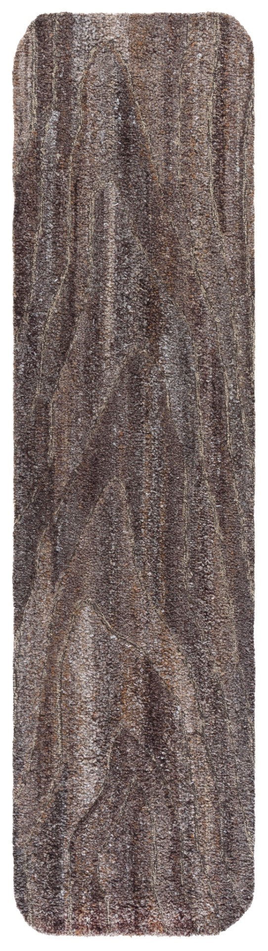 Safavieh Harvest Elegant Hand Tufted Area Rug – Warm Minimalist Design To Enhance Your Modern Living Space Brown 80% Polyester,20% Wool Hvt118t-4