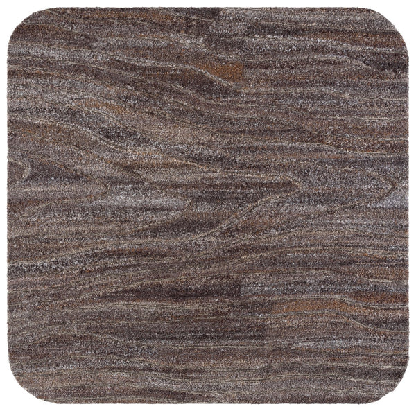 Safavieh Harvest Elegant Hand-tufted Runner Rug – Premium Polyester & Wool Blend For Stylish Home Decor Brown 80% Polyester,20% Wool Hvt118t-6sq