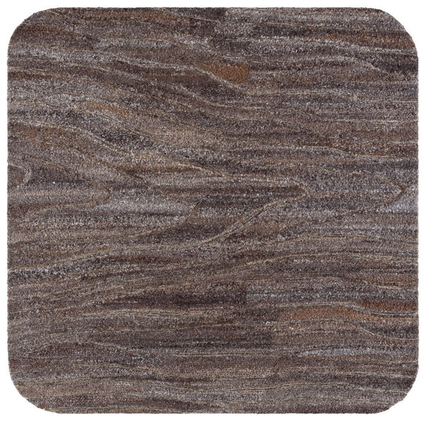 Safavieh Harvest Elegant Hand Tufted Area Rug – Warm Minimalist Design To Enhance Your Modern Living Space Brown 80% Polyester,20% Wool Hvt118t-4