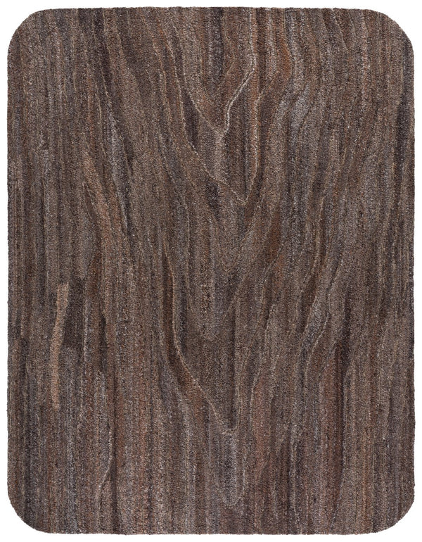 Safavieh Harvest Elegant Hand-tufted Runner Rug – Premium Polyester & Wool Blend For Stylish Home Decor Brown 80% Polyester,20% Wool Hvt118t-8