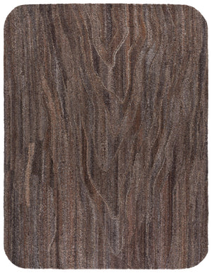 Safavieh Harvest Elegant Hand Tufted Area Rug – Warm Minimalist Design To Enhance Your Modern Living Space Brown 80% Polyester,20% Wool Hvt118t-4