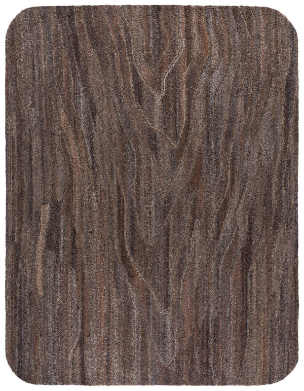 Safavieh Harvest Elegant Hand Tufted Area Rug – Warm Minimalist Design To Enhance Your Modern Living Space Brown 80% Polyester,20% Wool Hvt118t-4