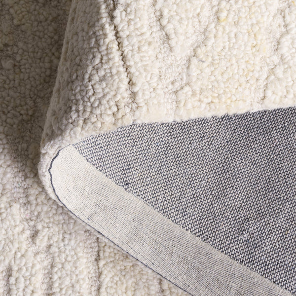 Safavieh Harvest Hand-Tufted Ivory Wool Area Rug — 8X10 Modern Abstract Design, Plush Low-Profile Comfort 9'-0" x 12'-0" HVT122A-9