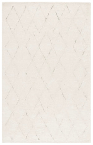 Safavieh Harvest Hand-tufted Wool Cotton Blend Area Rug - Elegant Diamond Pattern For Cozy Home Décor Ivory ,Green 80% Wool & 20% Cotton Hvt201a-3