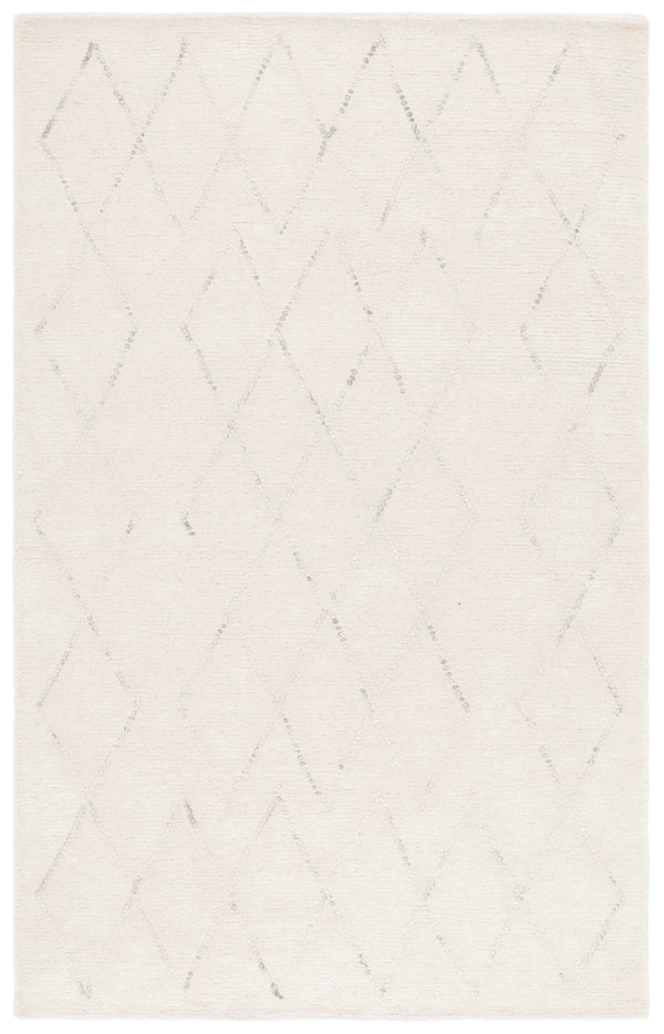 Safavieh Harvest Hand-tufted Wool Cotton Blend Area Rug - Elegant Diamond Pattern For Cozy Home Décor Ivory ,Green 80% Wool & 20% Cotton Hvt201a-3