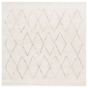 Safavieh Harvest Hand-tufted Runner Rug - Luxurious Wool And Cotton Blend With Elegant Geometric Design Ivory ,Green 80% Wool & 20% Cotton Hvt201a-6sq