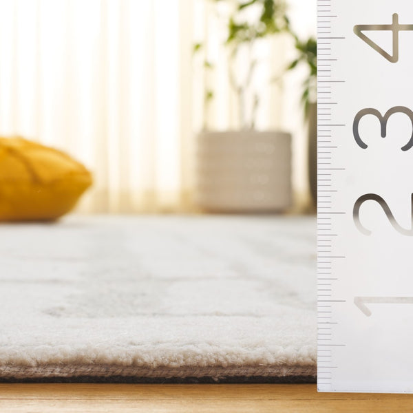 Safavieh Harvest Luxurious Hand-tufted Area Rug: Elegant Comfort For Your Home Decor With Timeless Style Ivory ,Light Blue 80% Wool,20% Cotton Hvt301a-29