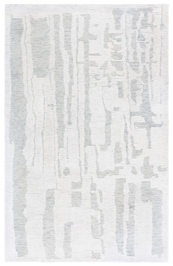 Safavieh Harvest Luxurious Hand-tufted Area Rug: Elegant Comfort For Your Home Decor With Timeless Style Ivory ,Light Blue 80% Wool,20% Cotton Hvt301a-29