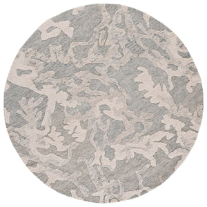 Safavieh Harvest Hand-Tufted Light Grey & Ivory Area Rug — Wool-Cotton Blend, Low-Profile 3/8" Pile, Durable Craftsmanship 3'-0" x 5'-0" HVT302F-3