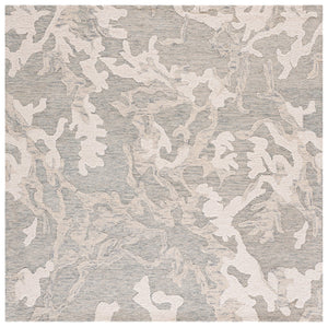 Safavieh Harvest Hand-Tufted Light Grey & Ivory Area Rug — Wool-Cotton Blend, Low-Profile 3/8" Pile, Durable Craftsmanship 3'-0" x 5'-0" HVT302F-3
