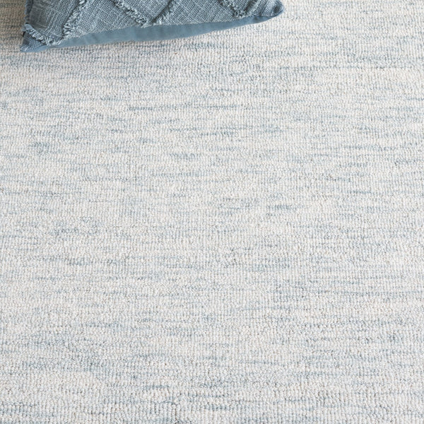 Safavieh Harvest Modern Hand Tufted Area Rug - Luxurious Light Blue & Ivory 5x8 Ft, Soft Wool Blend Comfort Light Blue ,Ivory 80% Wool,20% Cotton Hvt304l-5