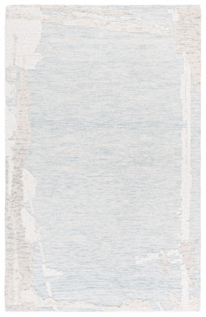 Safavieh Harvest Hand-tufted Area Rug – Modern Design In Soft Blue And Ivory For Stylish Home Décor Light Blue ,Ivory 80% Wool,20% Cotton Hvt304l-3