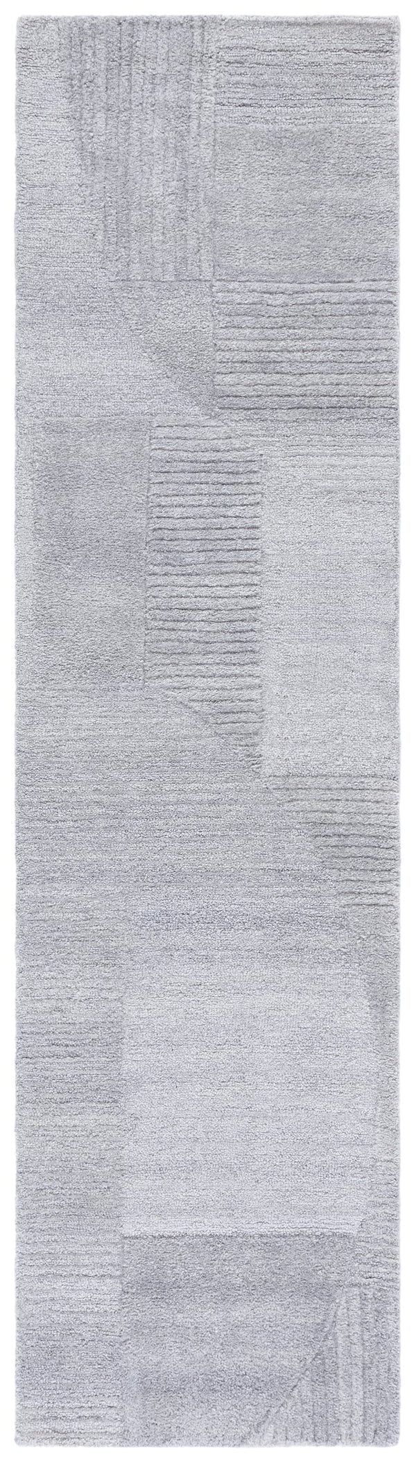 Safavieh Harvest Hand-tufted Runner Rug - Modern Geometric Design For Elegant Home Décor And Comfort Grey Polyester Pile Hvt401f-29