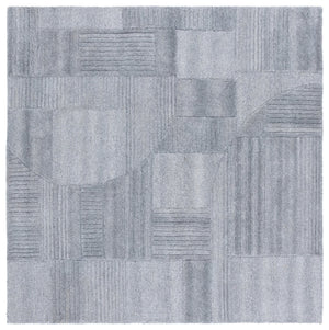 Safavieh Harvest Hand-tufted Runner Rug - Modern Geometric Design For Elegant Home Décor And Comfort Grey Polyester Pile Hvt401f-6sq