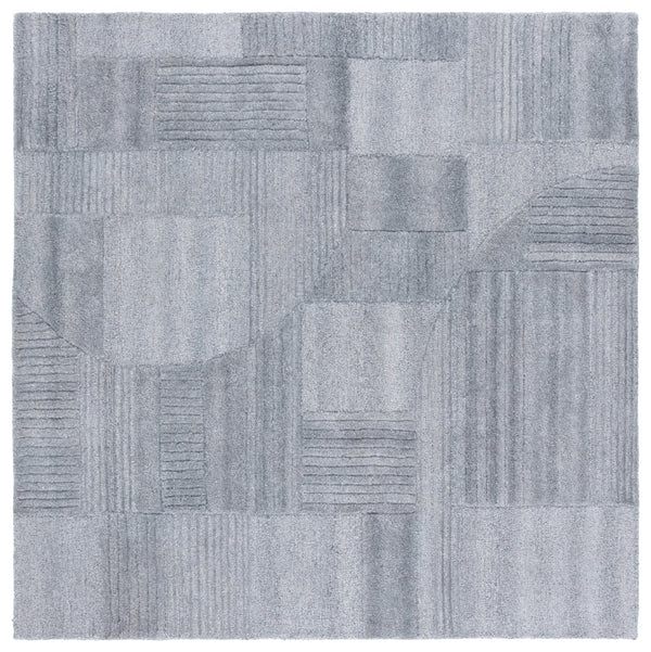 Safavieh Harvest Hand-tufted Runner Rug - Modern Geometric Design For Elegant Home Décor And Comfort Grey Polyester Pile Hvt401f-6sq