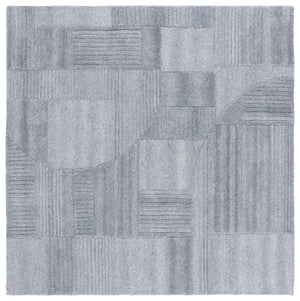 Safavieh Harvest Modern Area Rug - Hand-tufted Polyester With Geometric Design For Stylish Interiors Grey Polyester Pile Hvt401f-4