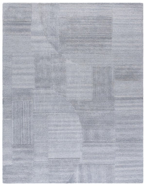 Safavieh Harvest Modern Area Rug - Hand-tufted Polyester With Geometric Design For Stylish Interiors Grey Polyester Pile Hvt401f-4