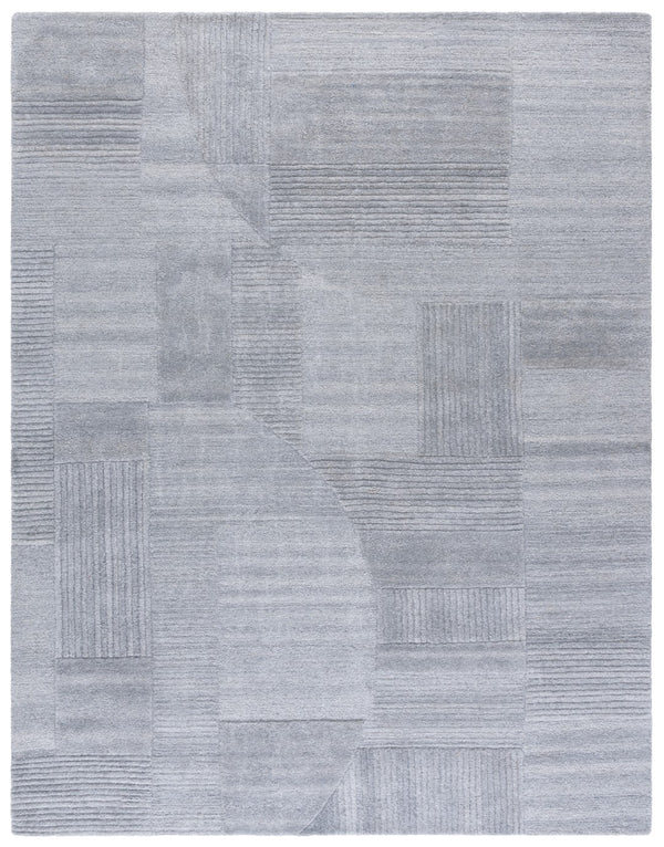 Safavieh Harvest Modern Area Rug - Hand-tufted Polyester With Geometric Design For Stylish Interiors Grey Polyester Pile Hvt401f-4