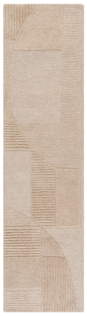 Safavieh Harvest Hand-tufted Runner Rug - Modern Geometric Design For Elegant Home Décor And Comfort Brown Polyester Pile Hvt401t-29