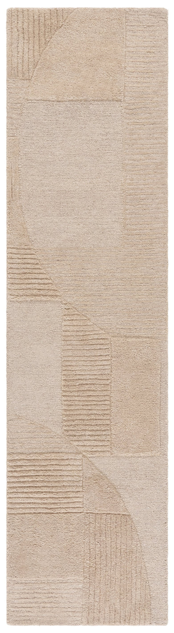 Safavieh Harvest Hand-tufted Runner Rug - Modern Geometric Design For Elegant Home Décor And Comfort Brown Polyester Pile Hvt401t-29