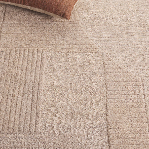 Safavieh Harvest Hand-tufted Runner Rug - Modern Geometric Design For Elegant Home Décor And Comfort Brown Polyester Pile Hvt401t-5