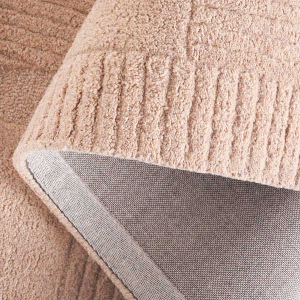 Safavieh Harvest Modern Area Rug - Hand-tufted Polyester With Geometric Design For Stylish Interiors Brown Polyester Pile Hvt401t-3