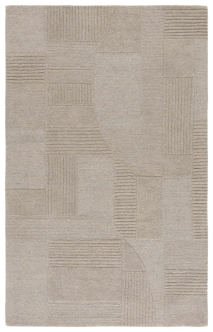 Safavieh Harvest Hand-tufted Runner Rug - Modern Geometric Design For Elegant Home Décor And Comfort Sage ,Grey Polyester Pile Hvt401w-5