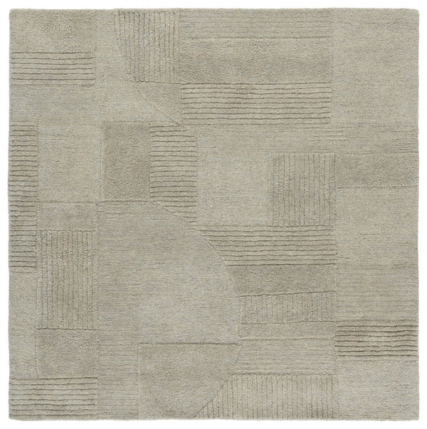 Safavieh Harvest Hand-tufted Runner Rug - Modern Geometric Design For Elegant Home Décor And Comfort Sage ,Grey Polyester Pile Hvt401w-6sq