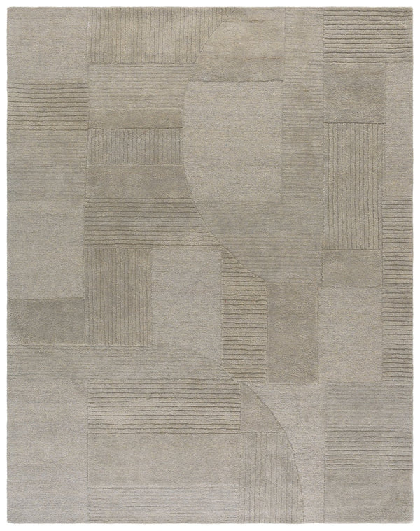 Safavieh Harvest Hand-tufted Runner Rug - Modern Geometric Design For Elegant Home Décor And Comfort Sage ,Grey Polyester Pile Hvt401w-8