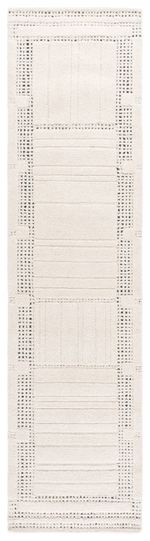 Safavieh Harvest Hand-Tufted Ivory Runner — Wool-Cotton Blend, Low-Profile Comfort For Hallways & Entryways 2'-3" x 9'-0" HVT402A-29