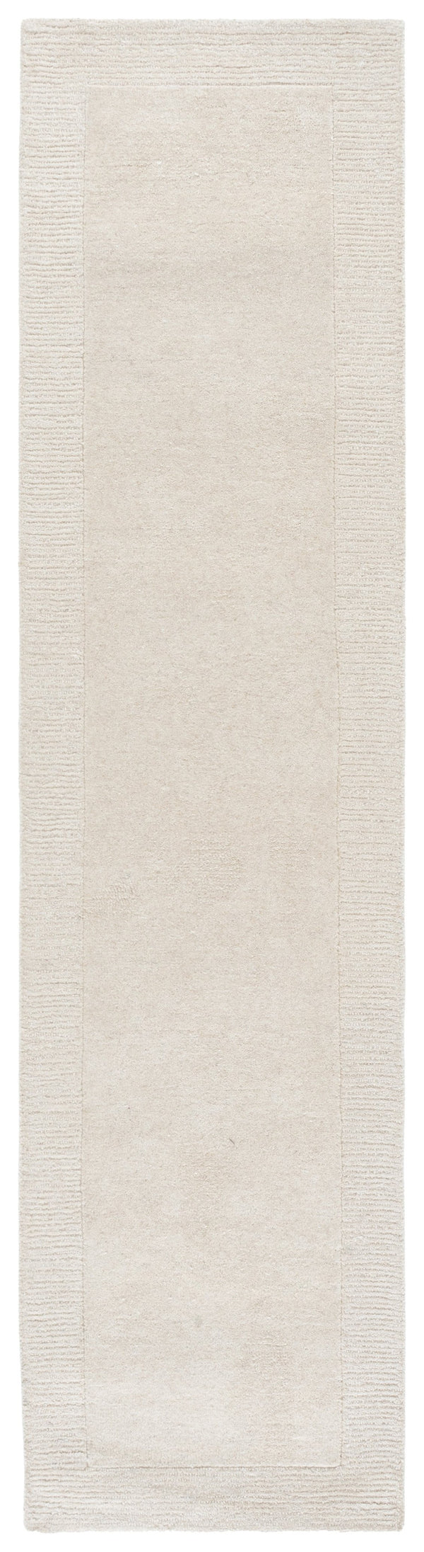 Safavieh Harvest Hand-Tufted Ivory Round Rug, 80% Wool 20% Cotton, Low-Profile 3/8" Pile, Timeless Minimalist Elegance 6'-0" x 6'-0" HVT404A-6R