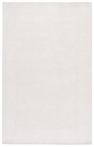 Safavieh Harvest Hand-Tufted Ivory Round Rug, 80% Wool 20% Cotton, Low-Profile 3/8" Pile, Timeless Minimalist Elegance 6'-0" x 6'-0" HVT404A-6R