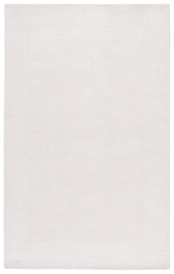 Safavieh Harvest Hand-Tufted Ivory Round Rug, 80% Wool 20% Cotton, Low-Profile 3/8" Pile, Timeless Minimalist Elegance 6'-0" x 6'-0" HVT404A-6R