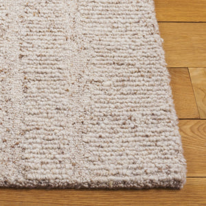 Safavieh Harvest Area Rug - Hand-tufted Luxury Wool Blend, Elegant Minimalist Design For Cozy Home Decor Beige 80% Wool 20% Cotton Hvt501b-3