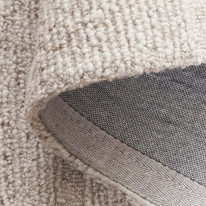Safavieh Harvest Area Rug - Hand-tufted Luxury Wool Blend, Elegant Minimalist Design For Cozy Home Decor Beige 80% Wool 20% Cotton Hvt501b-3