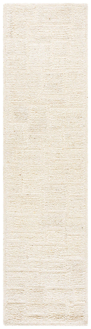 Safavieh Harvest Elegant Hand-tufted Runner Rug For Hallways - Luxurious Wool & Cotton Blend, India Craftsmanship Ivory 80% Wool 20% Cotton Hvt502a-29