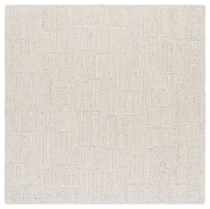 Safavieh Harvest Elegant Hand-tufted Runner Rug For Hallways - Luxurious Wool & Cotton Blend, India Craftsmanship Ivory 80% Wool 20% Cotton Hvt502a-6sq