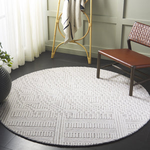 Safavieh Harvest Hand Tufted Wool-cotton Runner Rug - Modern Geometric Design For Stylish Home Interiors Natural ,Ivory 85% Wool,15% Cotton Hvt601a-6r