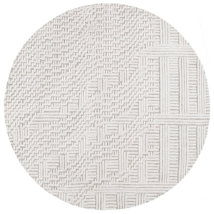 Safavieh Harvest Hand Tufted Wool-cotton Runner Rug - Modern Geometric Design For Stylish Home Interiors Natural ,Ivory 85% Wool,15% Cotton Hvt601a-6r