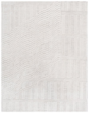 Safavieh Harvest Hand Tufted Wool-cotton Runner Rug - Modern Geometric Design For Stylish Home Interiors Natural ,Ivory 85% Wool,15% Cotton Hvt601a-8