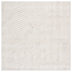 Safavieh Harvest Elegant Hand-tufted Area Rug In Premium Wool Blend - Modern Geometric Design For Your Home Beige ,Ivory 85% Wool,15% Cotton Hvt601b-4