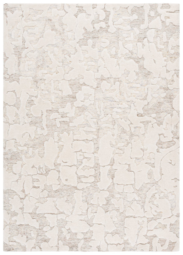 Safavieh Harvest Hand-tufted Area Rug In Beige Taupe – Modern Elegance For Living Rooms & Bedrooms, 5x8 Ft Beige ,Taupe 80% Wool,20% Cotton Hvt701b-5