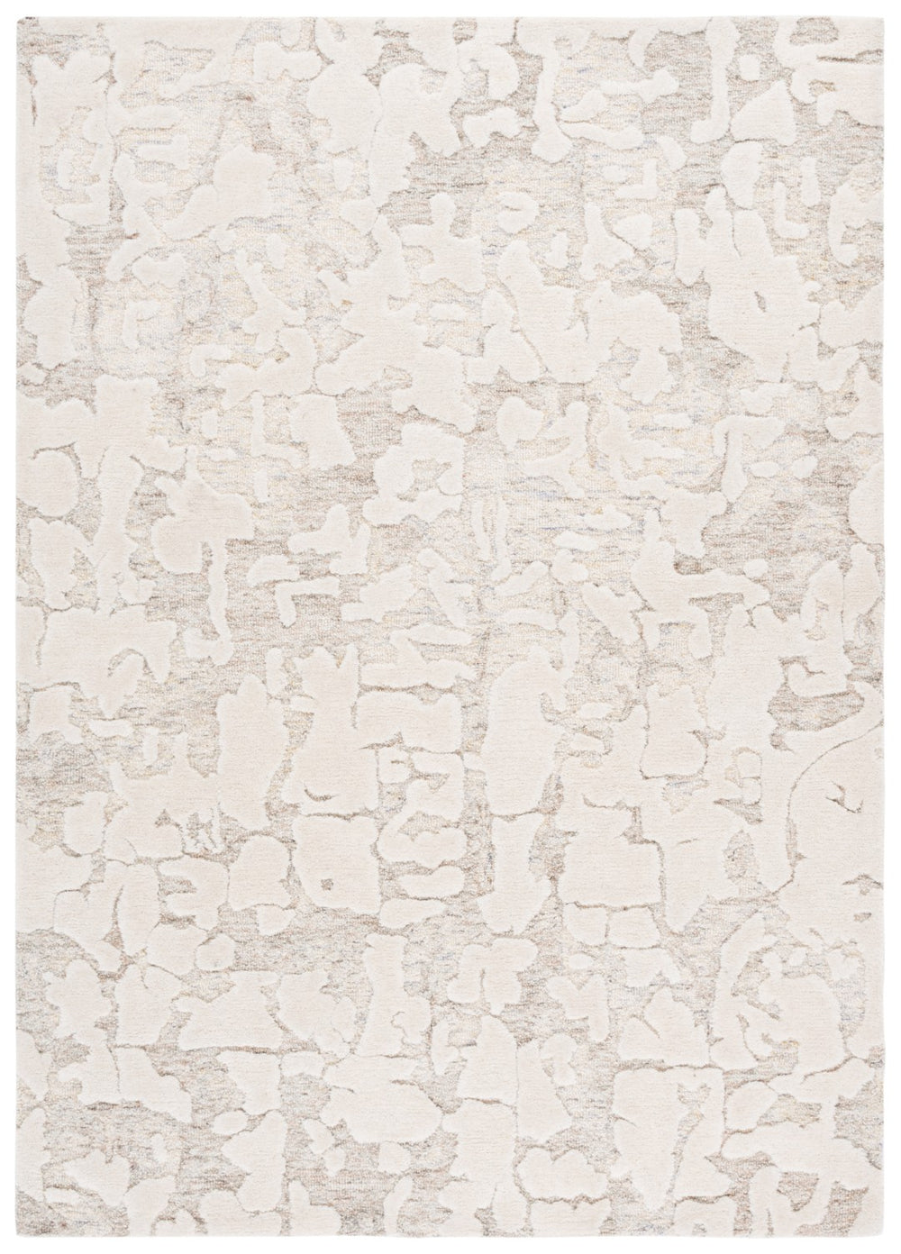 Safavieh Harvest Modern Hand-tufted Rug For Elegant Hallway Décor - Soft Wool Blend With Global Charm Beige ,Taupe 80% Wool,20% Cotton Hvt701b-6