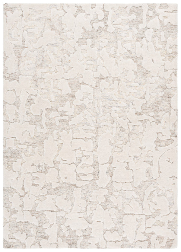 Safavieh Harvest Modern Hand-tufted Rug For Elegant Hallway Décor - Soft Wool Blend With Global Charm Beige ,Taupe 80% Wool,20% Cotton Hvt701b-6