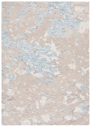 Safavieh Harvest Modern Hand-tufted Wool And Cotton Rug - Elegant Home Decor For Hallways And Narrow Spaces Taupe ,Blue 80% Wool,20% Cotton Hvt702m-6